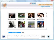 Digital images recovery Software screenshot